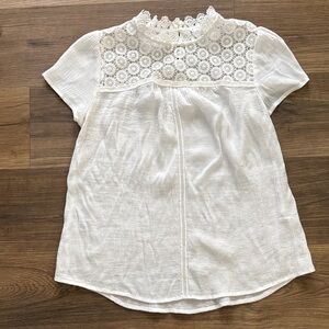 Elegant White Lace Blouse
